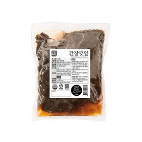 [다만세푸드] 한성 간장깻잎 1kg / 절임 장아찌, 1개