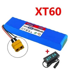 18650 충전식 리튬 배터리 팩 효율적인 36V 100Ah 10S3P 1000W 전력 수정 자전거 스쿠터 BMS 포함 전기 자동차, 1개