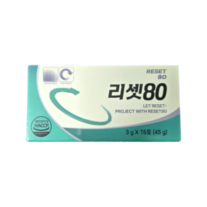 리셋80 탄수화물 배출, 45g, 1개