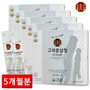 천삼인 고려 홍삼정 시그니처 스틱 30포X5box(5개월분), 5개, 300ml