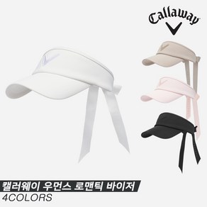 [캘러웨이코리아정품]2023 캘러웨이 우먼스 로맨틱 바이저(WOMENS ROMANTIC VISOR) 골프모자[4COLORS][여성