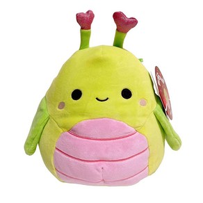 Squishmallows Kellytoy 발렌타인 스쿼드 플러시 장난감 (20.3cm(8인치) 메뚜기 하데온), Squishmallows Kellytoy 발렌타인 스쿼