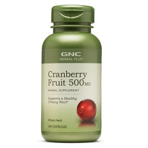 지엔씨 크랜베리 Cranberry 크렌베리 500 mg 100 캡슐 100584