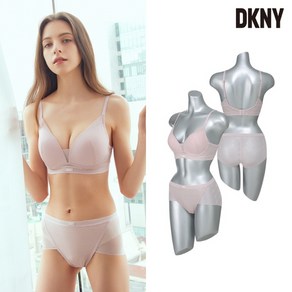 이월 [DKNY] 어반 부티크 콜렉션 여성 브라팬티 2종 쉬어핑크