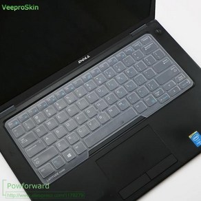 Dell 3340 E3340 E5450 E5470 노트북 키보드 커버 스킨 Dell Latitude L7490 7450 7480 7490 5400 5480 5490, 1개, clea