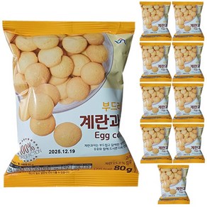 신흥 계란과자, 80g, 10개