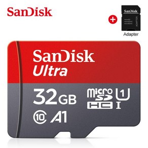 100% SanDisk 마이크로 SD 카드 스마트폰 태블릿 어댑터용 메모리 128GB 클래스 10 32GB 256GB 64GB, 1개