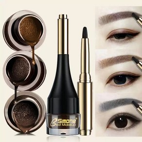 BSIMONE 쿠션 브로우 내추럴 염색 입체 워터프루프, 1개, 02 다크브라운