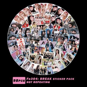 엔믹스 앨범 Fe3O4 BREAK 미니2집 NMIXX스티커 98장