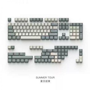 IQUNIX PBT 커스텀 키캡 파스텔 모던 커스텀 키보드, 제조사축, 상세 페이지 참고, 자연