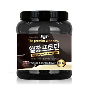 WPC 100% 헬창프로틴 단백질보충제 초코바닐라 1kg 2kg, 1개