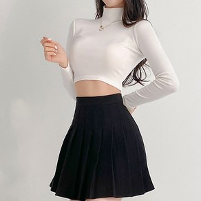 글램디브 뮬린 플리츠 미니 스커트 AG1801