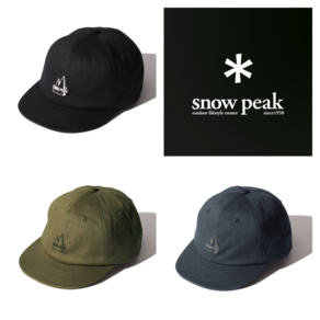 스노우피크 SNOWPEAK 남녀공용 캠핑 아웃도어 모자 캡, 없음