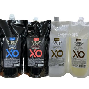 XO 노블레스 골드 멀티 볼륨 매직약 스트레이트 매직약 1000ml 1제 + 2제, 1개, 1L, 건강모+크림