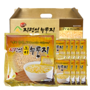 우리 햅쌀 100% / 고향의 가마솥 누룽지 맛 그대로 / 지평선 보리누룽지 150g, 10개