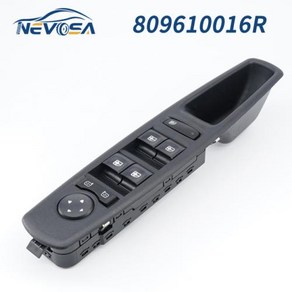 NEVOSA 드라이버 사이드 자동차 파워 윈도우 스위치 버튼 르노 메간 MK3 2008 2009 2010 2011 2012-16 용 809610016R 자동차 액세서리