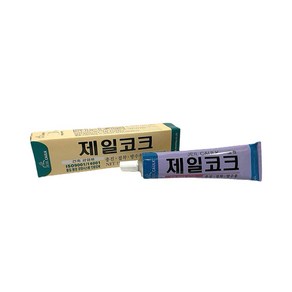 제일산업 (구)토끼코크 제일코크 고급 유성접착제 다용도본드 백색 회색 검정색 150g, 5개