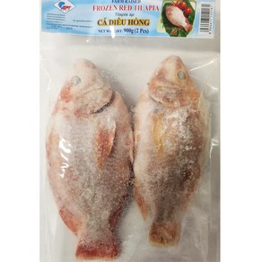 베트남 냉동 레드틸라피아 2마리 900g 베트남생선 동남아요리 RED TILAPIA CA DIEU HONG