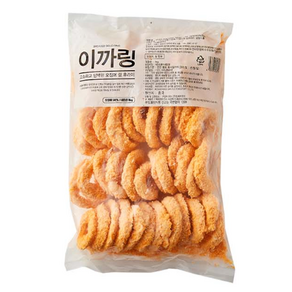 오징어링 이까링 1kg 통살 오징어몸통 분식 떡볶이 맥주안주 사이드메뉴 간식 마로푸드, 1개