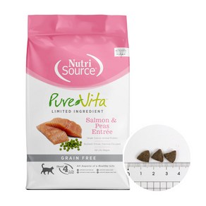 [고양이왕국] 퓨어비타 그레인프리 (연어) 1kg 고양이 사료, 5.44kg, 1개