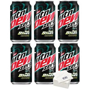 Mountain Dew 맛 소다 캔 Baja Blast Zeo, 2) Baja Blast Zeo, 355ml