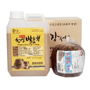 100% 국산재료 콩마실 현미찹쌀발효액 + 쌀조청 세트, 1개