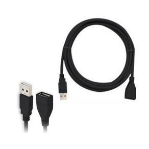 디옵텍 USB 2 JUSTLINK 연장케이블 블랙 U2AF20, 2개, 2m