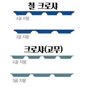 크로샤(철 고무) 3골 4골(묶음), 10개, 철크로샤(일반)-3골-리얼징크