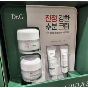 D.G 레드블레미쉬 클리어 수딩크림 50ml x2 +10ml x2, 1세트