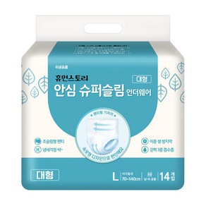 테온셀 디펜드 스타일 언더웨어 파워 중형 9매X8팩 (72매) 남성용 성인용 기저귀, 어른용기저귀 휴먼스토리 슈퍼슬림언더웨어 대형 84매 노