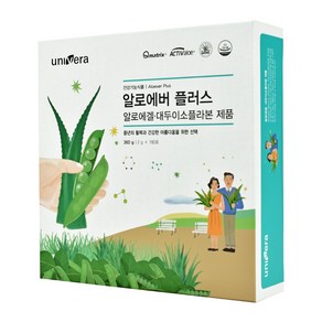 유니베라 알로에버 플러스 360g(2g x180포), 180개, 2g