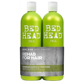 TIGI 베드헤드 샴푸 앤 컨디셔너 세트 각 리하브 Bed Head by TIGI - Re-Enegise Shampoo, 1개