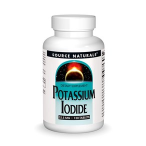 Potassium Iodide Souce Natuals Inc. 120 Tabs, 1개