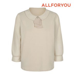 [올포유]여성 솔리디쉬 넥포인트 카라 티블라우스 ALTRM4221-509