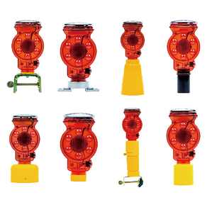 완성 쏠라LED 태양열 충전식 경고등 깜빡이 도로 공사현장, 롱 (휀스용), 1개