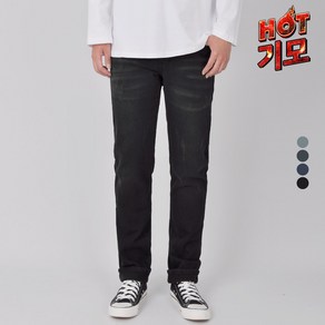 남자 빅사이즈 겨울 데님 팬츠 S-4XL 룰스 기모 청바지 4color