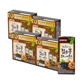 블루존 삼육두유 검은콩 호두와 아몬드 190ml x 24입 2세트 9120g, 64개