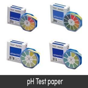 ADVANTEC pH Test pape 수소이온농도 측정 시험지, 선택2 UNIV