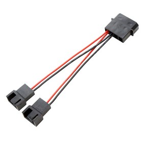 MOLEX 4PIN에서 작은 4 핀 스플리터 어댑터 플로피 드라이브 디스크 전원 공급 장치 4.9in, 1 분, 1개