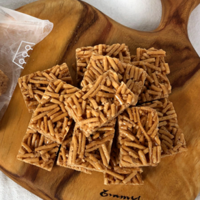 수제 라면과자 550g 강정 라면땅 뽀빠이 옛날과자, 1개