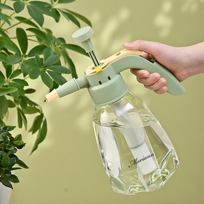 대용량 공기압 분무기 1500ml 2Colo, 밀크그린, 1개