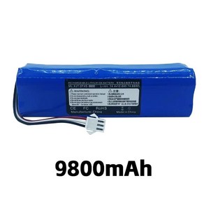 샤오미 Lydsto R1 충전식 리튬 이온 로봇 진공 청소기 viomi s9 배터리 팩 12800mAh, 03 2P4S 9800, 1개