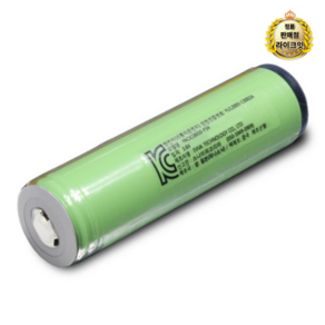 블랙울프 18650 B1 파나소닉 평면 충전 배터리 2900mAh, 1개, 1개입