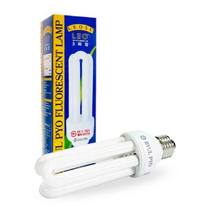 별표 EL 삼파장 램프 25W SL225D/L, 전구색(노란빛), 1개