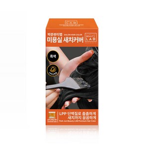 박준 미용실 새치커버 염색약 120g 흑색, 1개