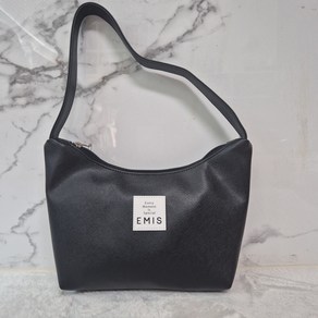 [국내매장판] 이미스 뉴레더 호보백 블랙 - NEW LEATHER HOBO BAG-BLACK