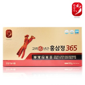 6년근고려홍삼정365 4병/면역력증진 240g x 피로회복, 960g, 1개