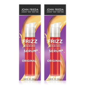 Frizz-Ease 헤어 세럼 오리지널 포뮬라 곱슬 방지 열 보호 실크 단백질 포함 주입 50 ml 1.69 온스