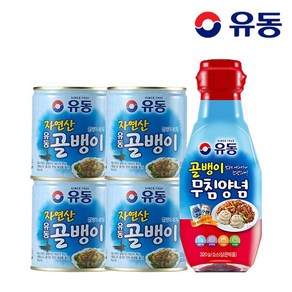 유동 [유동] 자연산골뱅이 230g x4개 +무침양념 320g x1개, 1개