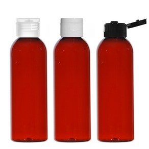 [묶음 1-10개] 원터치캡용기 30ml 50ml 60ml 75ml 80ml 100ml 똑딱이공병 어매니티공병 허브스프레이공병, 10개, 100ml갈색용기 흰색캡
